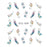 1pcs Nail Sticker Butterfly Flower Water Transfer Decal Sliders for Nail Art Decoration Tattoo Manicure Wraps Tools Tip JISTZ508
