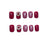 Nail Art Patch Wearing Nail Art Finished Short Rose Red Cat Eye