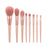 Makeup brush set
