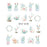 1pcs Nail Sticker Butterfly Flower Water Transfer Decal Sliders for Nail Art Decoration Tattoo Manicure Wraps Tools Tip JISTZ508