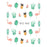 1pcs Nail Sticker Butterfly Flower Water Transfer Decal Sliders for Nail Art Decoration Tattoo Manicure Wraps Tools Tip JISTZ508