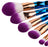 7 makeup brushes, makeup tools, diamond makeup brush foundation brush