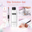 6 PCS Poly Gel Nail Kit With UV Lamp, Top Base Coat Builder Nails Art Tools