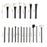 Wooden Handle Soft Hair Makeup Brush Set Beauty Tools